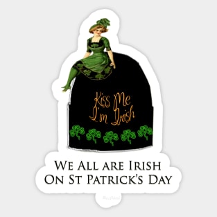 We All Irish This Beautiful Day Sticker